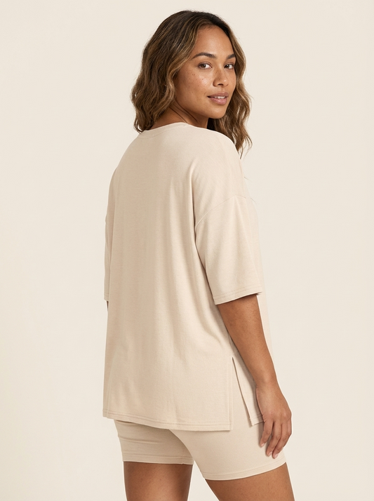The SoftSet Oversized Lounge Duo - Studio Back Angle