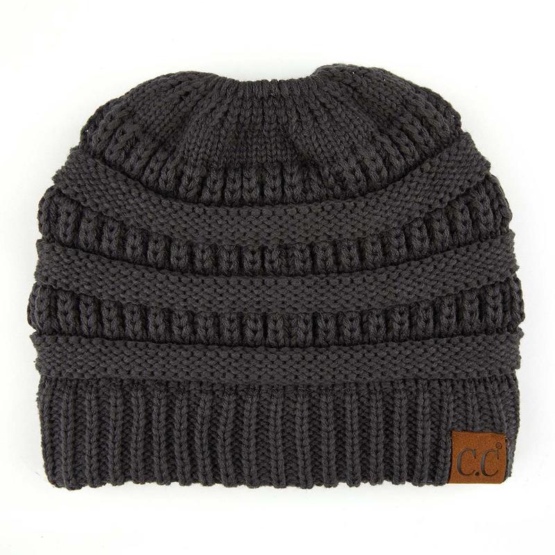 Knitted Ponytail Beanie