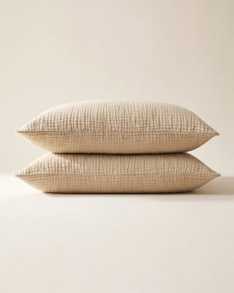 Muslin Cotton Pillowcase Set (2 Pieces)