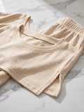 The SoftSet Oversized Lounge Duo - Fabric Detail Close-up