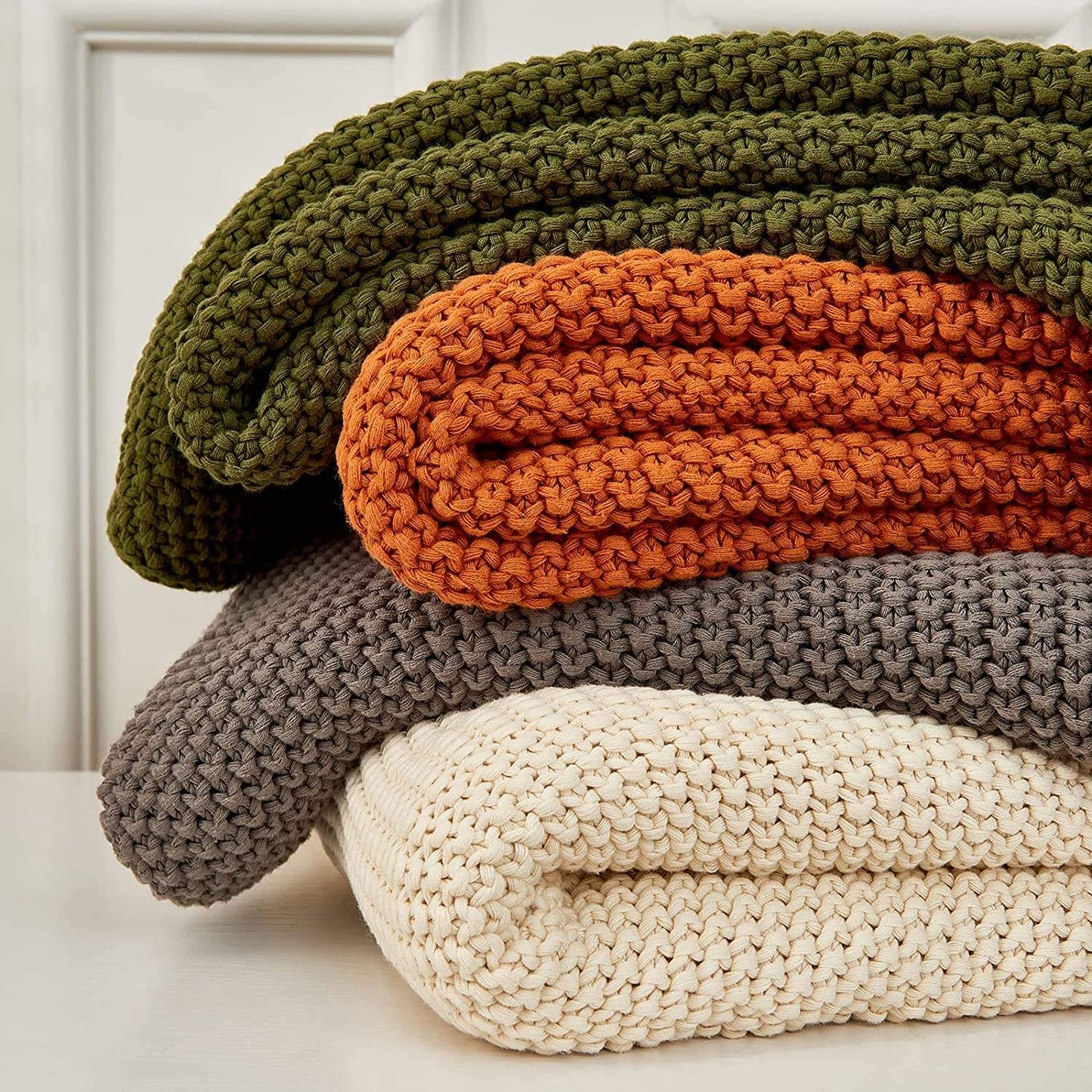 Cotton Knitted Blanket