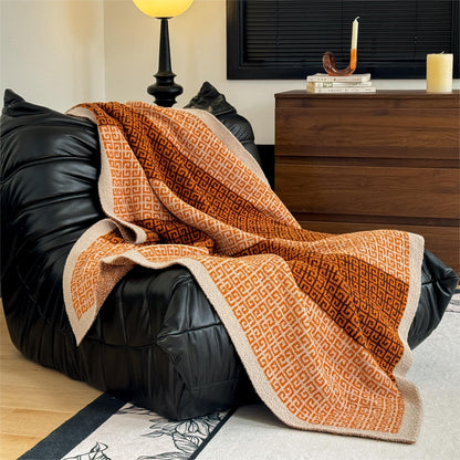 Knitted Throw Blanket