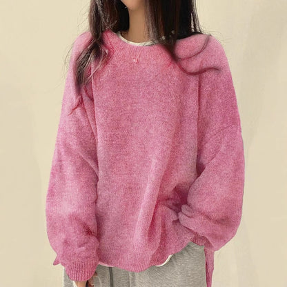 Korean Oversized Fleece Sweater