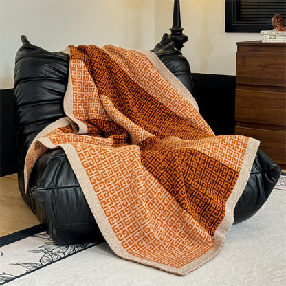 Knitted Throw Blanket