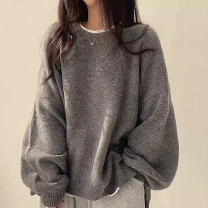 Korean Oversized Fleece Sweater