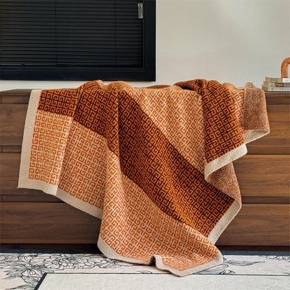 Knitted Throw Blanket