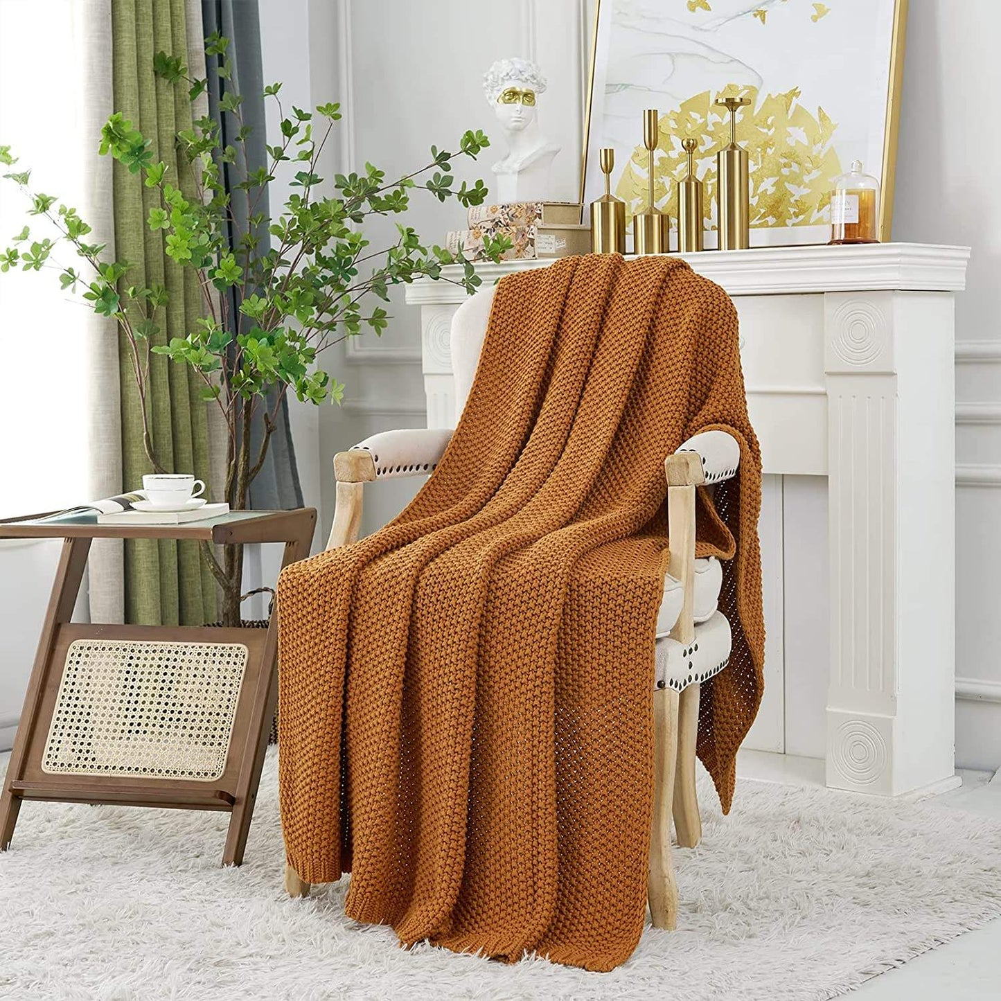 Cotton Knitted Blanket