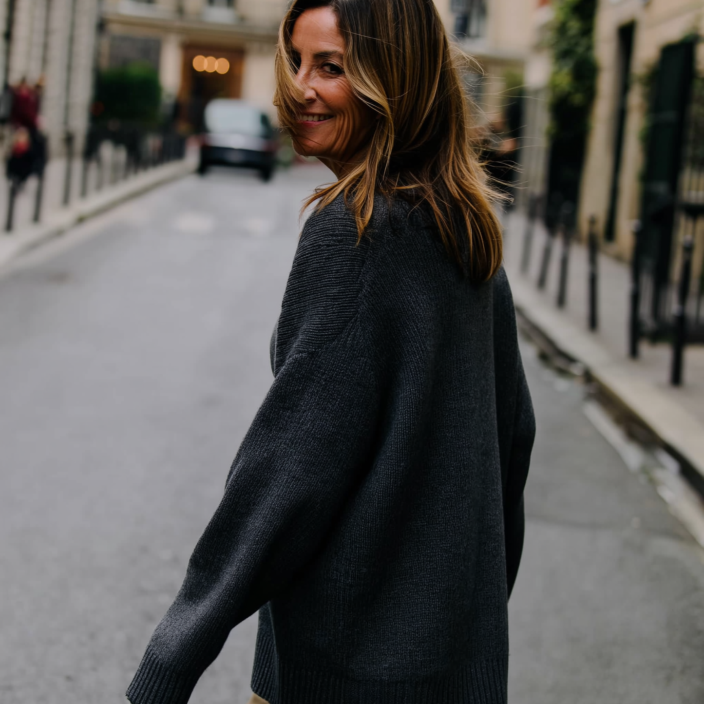 Korean Oversized Fleece Sweater