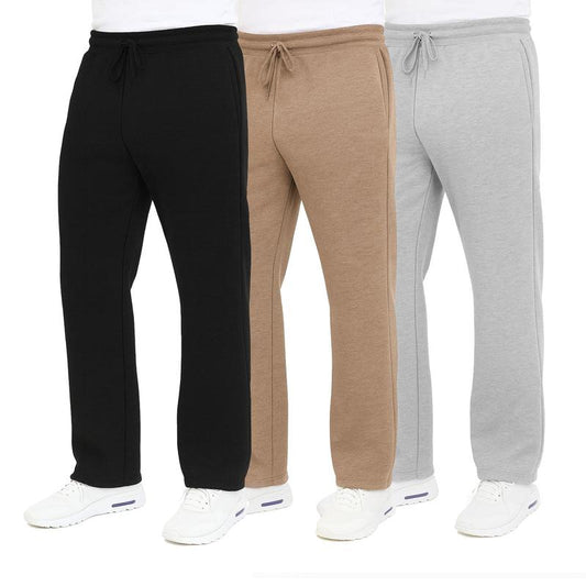 Mens Heavyweight Fleece Sweats - 3 pack
