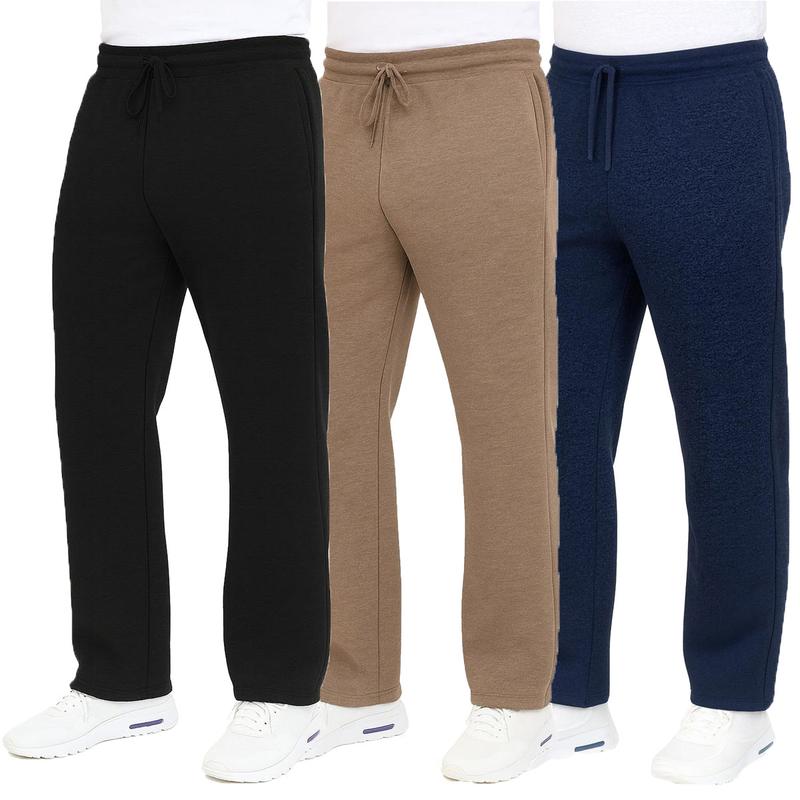 Mens Heavyweight Fleece Sweats - 3 pack