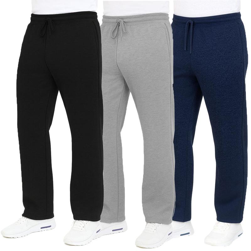 Mens Heavyweight Fleece Sweats - 3 pack