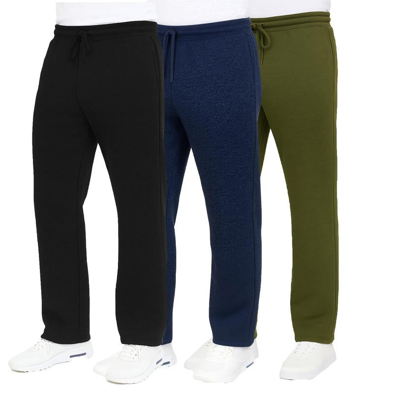 Mens Heavyweight Fleece Sweats - 3 pack