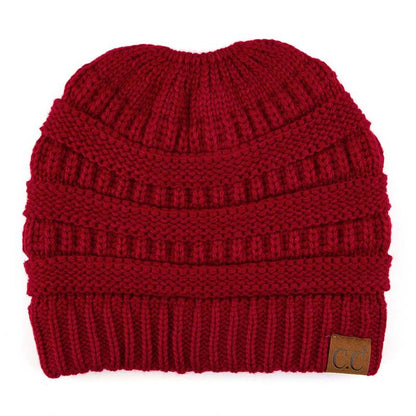 Knitted Ponytail Beanie