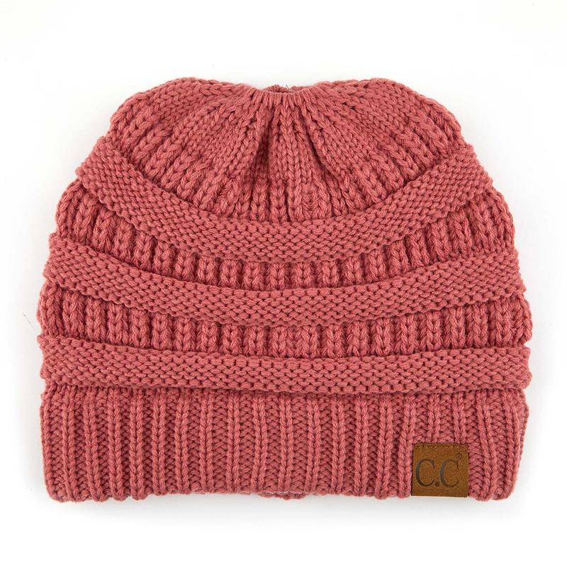 Knitted Ponytail Beanie