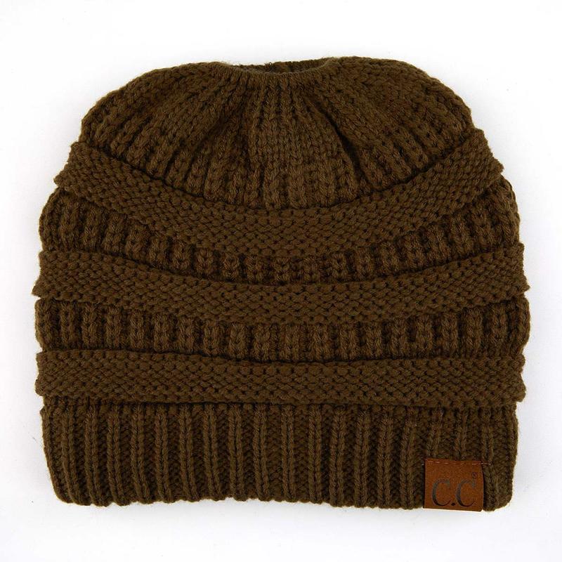 Knitted Ponytail Beanie