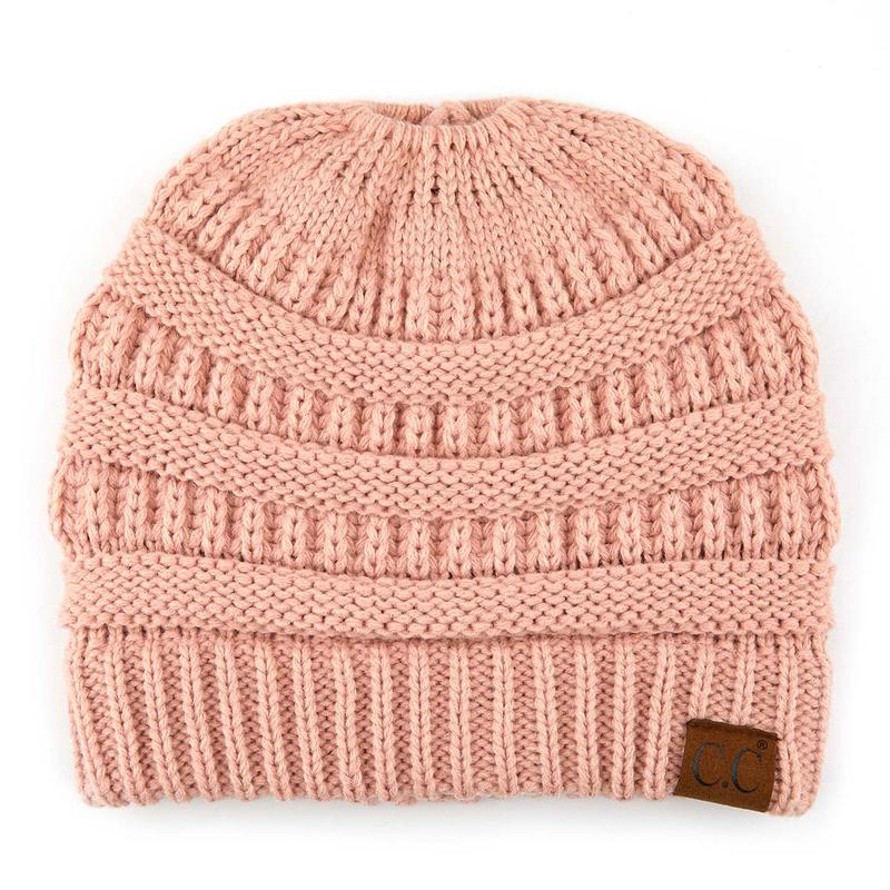 Knitted Ponytail Beanie