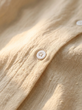 LinenAire Relaxed Linen Lounge Set - Fabric Detail Close-up
