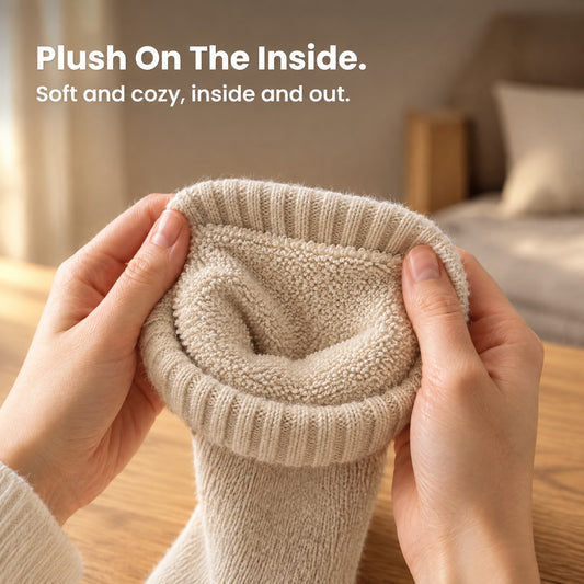 Plush on the inside: the soft inside of the cuff
